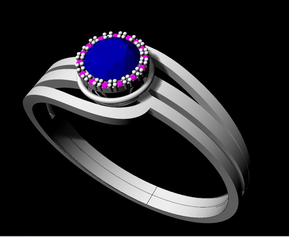Blue Stone Ring